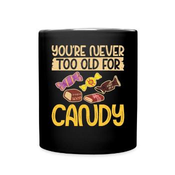 Candy Gift - Tasse einfarbig - Schwarz - Vorne