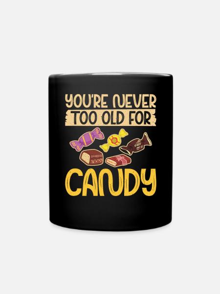 Candy Gift - Tasse einfarbig - Schwarz