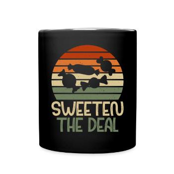Candy Gift - Tasse einfarbig - Schwarz - Vorne