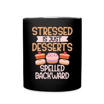 Candy Gift - Tasse einfarbig - Schwarz - Vorne