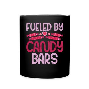 Cadeau de bonbons - Mug uni - noir - Devant