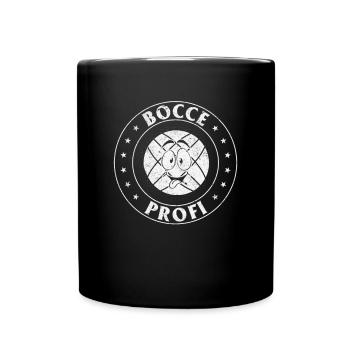 Bocce Ball Game Bocce Ball Player - Bocce Profi - Tasse einfarbig - Schwarz - Vorne