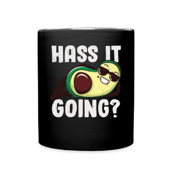 Avocado - Full Colour Mug - black - Front