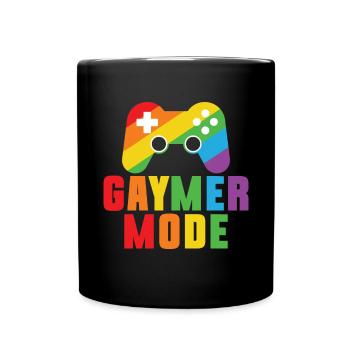 Gaymer LGBT Pride Rainbow Gamer Video Games - Tasse einfarbig - Schwarz - Vorne