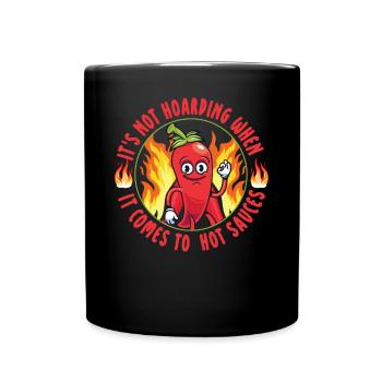 Spicy Food Pepper Lover Outfit for Spicy - Full Colour Mug - black - Front
