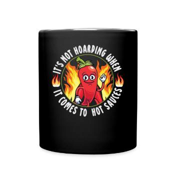 Spicy Food Pepper Lover Outfit for Spicy - Full Colour Mug - black - Front