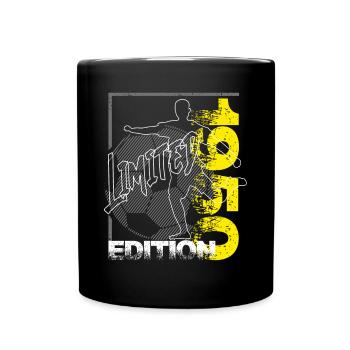 Limited Edition 1950 Limited Edition Fußball - Tasse einfarbig - Schwarz - Vorne