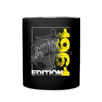 Limited Edition 1961 Limited Edition Fußball - Tasse einfarbig - Schwarz - Vorne