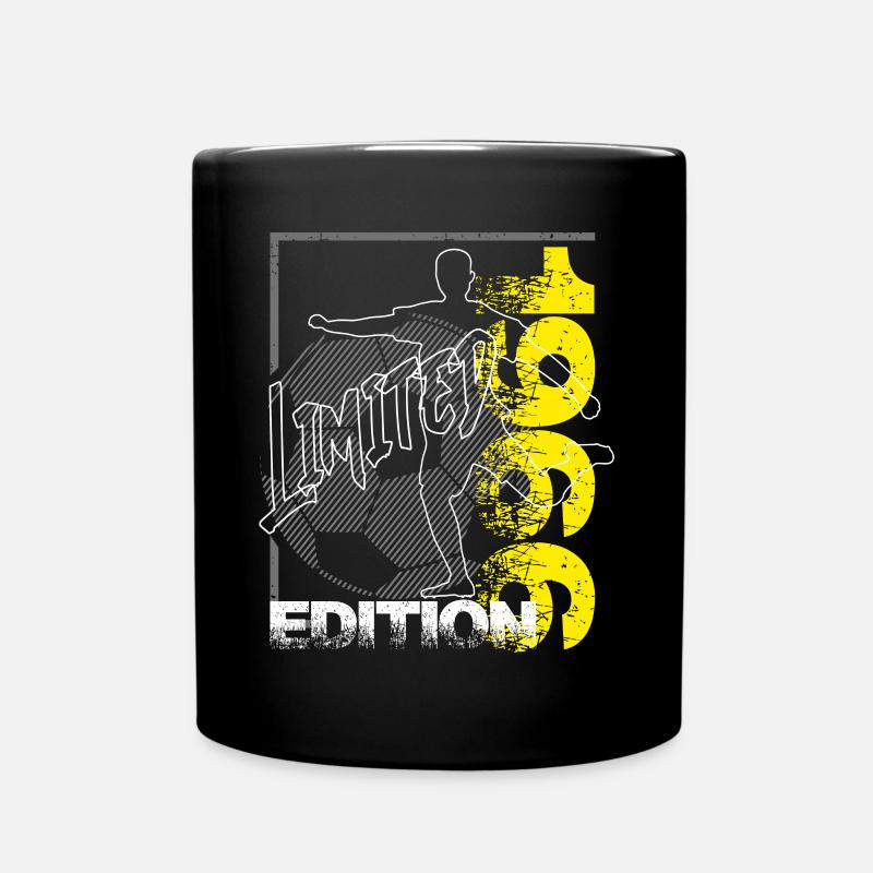 Limited Edition 1966 Limited Edition Fußball - Tasse einfarbig - Schwarz