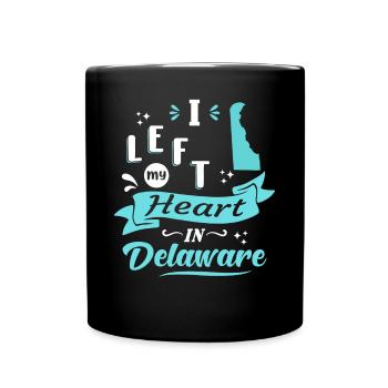 Delaware Souvenir Liebe - Tasse einfarbig - Schwarz - Vorne