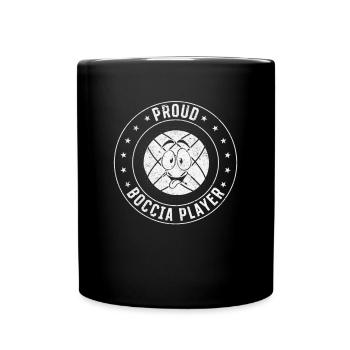 Joueur de pétanque Joueur de pétanque - Proud Boccia Play - Mug uni - noir - Devant