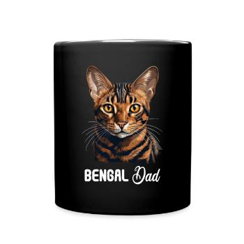 Bengal Cat Bengalkatze - Full Colour Mug - black - Front