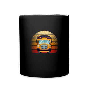 Chauffeur de bus Chauffeur de bus Bus Schuhlbus cadeau - Mug uni - noir - Devant