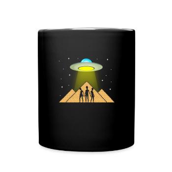 Conspiration théorie du complot cadeau - Mug uni - noir - Devant