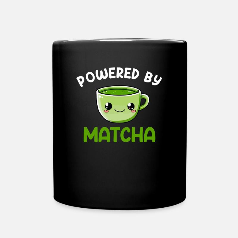 Propulsé par Matcha, Matcha - Mug uni - noir