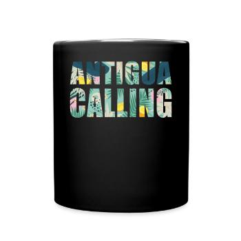 Antigua Souvenir Vacances Antigua Calling - Mug uni - noir - Devant