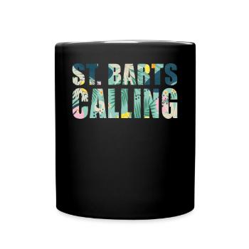 Saint-Barthélemy appelle l’évasion tropicale - Mug uni - noir - Devant