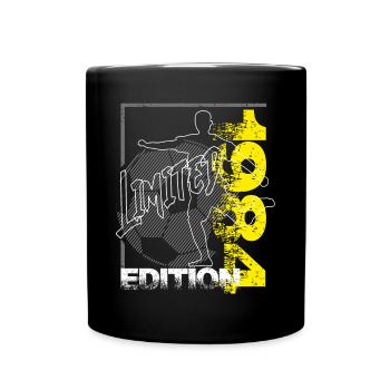 Limited Edition 1984 Limited Edition Football - Full Colour Mug - black - Front