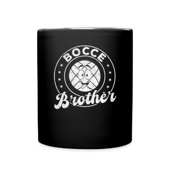 Joueur de pétanque Frère Joueur de boccia - Bocce Br - Mug uni - noir - Devant