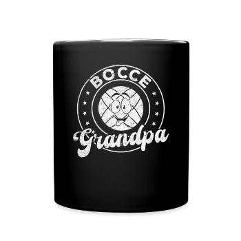 Joueur de pétanque Grand-père Joueur de boccia - Bocce Gr - Mug uni - noir - Devant