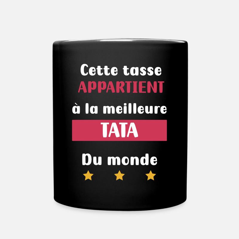 Auntie Mug Gift Aunt - Full Colour Mug - black