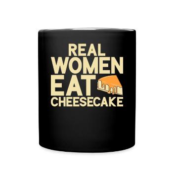 Cadeau de gâteau au fromage - Mug uni - noir - Devant