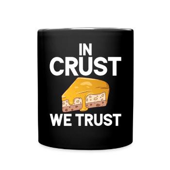 Cheesecake Gift - Tasse einfarbig - Schwarz - Vorne