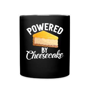 Cadeau de gâteau au fromage - Mug uni - noir - Devant