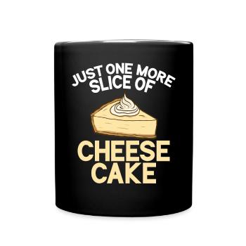 Cheesecake Gift - Tasse einfarbig - Schwarz - Vorne