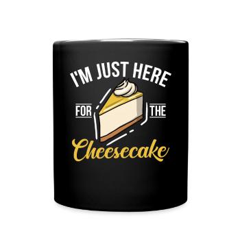Cheesecake Gift - Full Colour Mug - black - Front