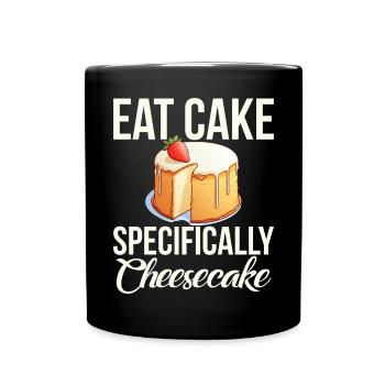 Cadeau cheesecake - Mug uni - noir - Devant