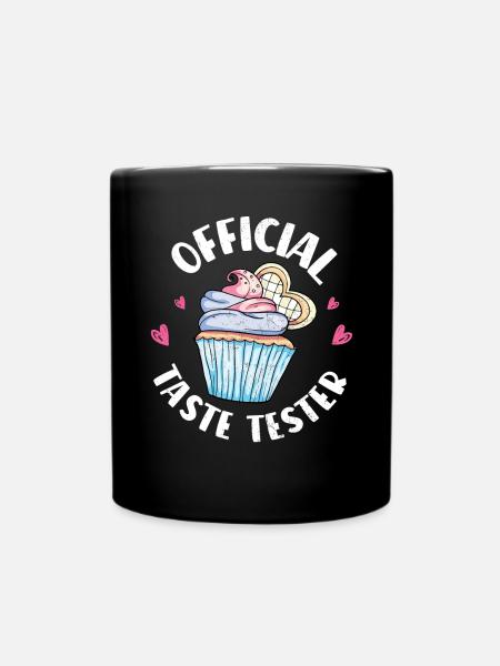 Cupcake - Tasse einfarbig - Schwarz