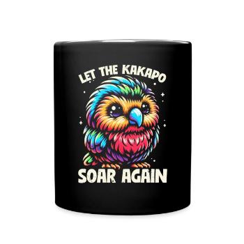 Espèce en voie de disparition Kakapo Militant des droits des animaux - Mug uni - noir - Devant
