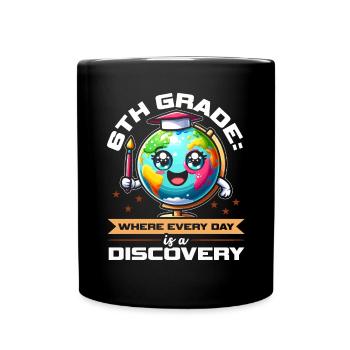 Enseignant de 6e année Éducateur de sixième année Enseignement - Mug uni - noir - Devant