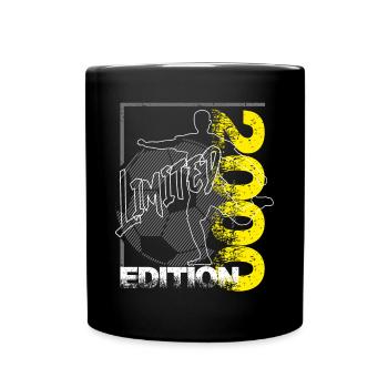 Limited Edition 2000 Limited Edition Football - Full Colour Mug - black - Front