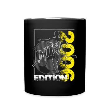 Limited Edition 2006 Limited Edition Fußball - Tasse einfarbig - Schwarz - Vorne