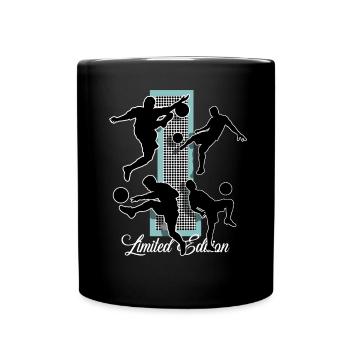 1er anniversaire Football - Mug uni - noir - Devant