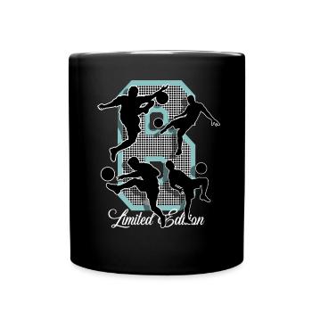 Football du 6e anniversaire - Mug uni - noir - Devant