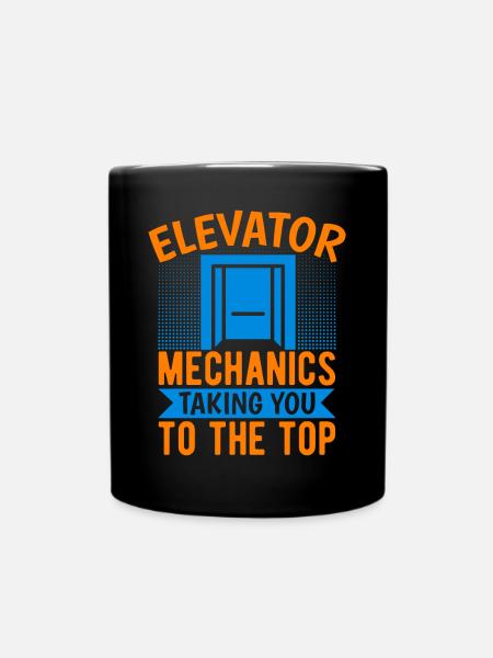 Elevator Mechanic - Taking You To The Top Gift - Tasse einfarbig - Schwarz