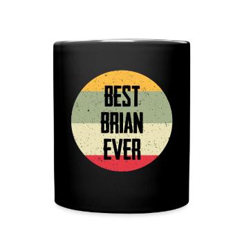 Best Brian Ever - Full Colour Mug - black - Front