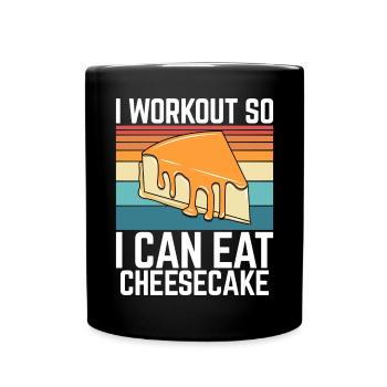 Cadeau de gâteau au fromage - Mug uni - noir - Devant