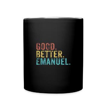 Bon mieux Emanuel - Mug uni - noir - Devant