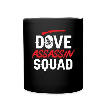 Taubenjäger Taubenjagd Tauben - Tasse einfarbig - Schwarz - Vorne
