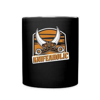 Knifeaholic Butcher Knife Collectible Lover Knife - Full Colour Mug - black - Front