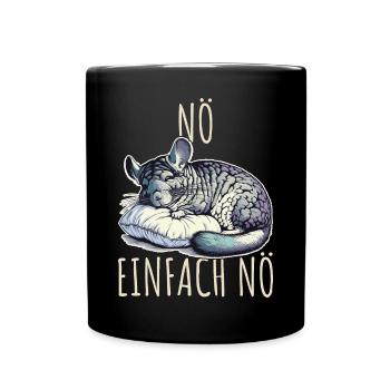 Nö einfach Nö Frecher Chinchilla Spruch - Mug uni - noir - Devant