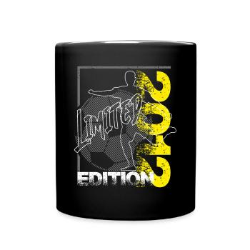 Limited Edition 2012 Limited Edition Fußball - Tasse einfarbig - Schwarz - Vorne