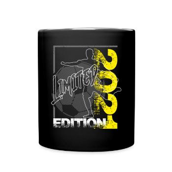Limited Edition 2021 Limited Edition Football - Full Colour Mug - black - Front