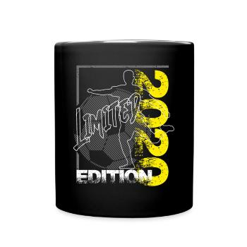 Limited Edition 2020 Limited Edition Fußball - Tasse einfarbig - Schwarz - Vorne