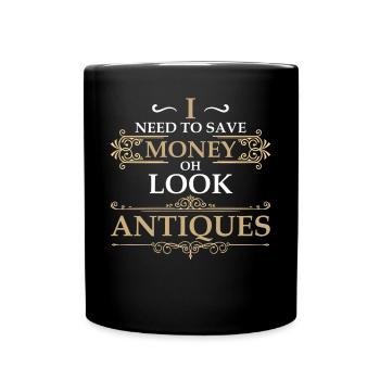 Antiques Enthusiast Essential Statement - Full Colour Mug - black - Front