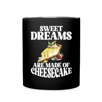 Cheesecake Gift - Full Colour Mug - black - Front